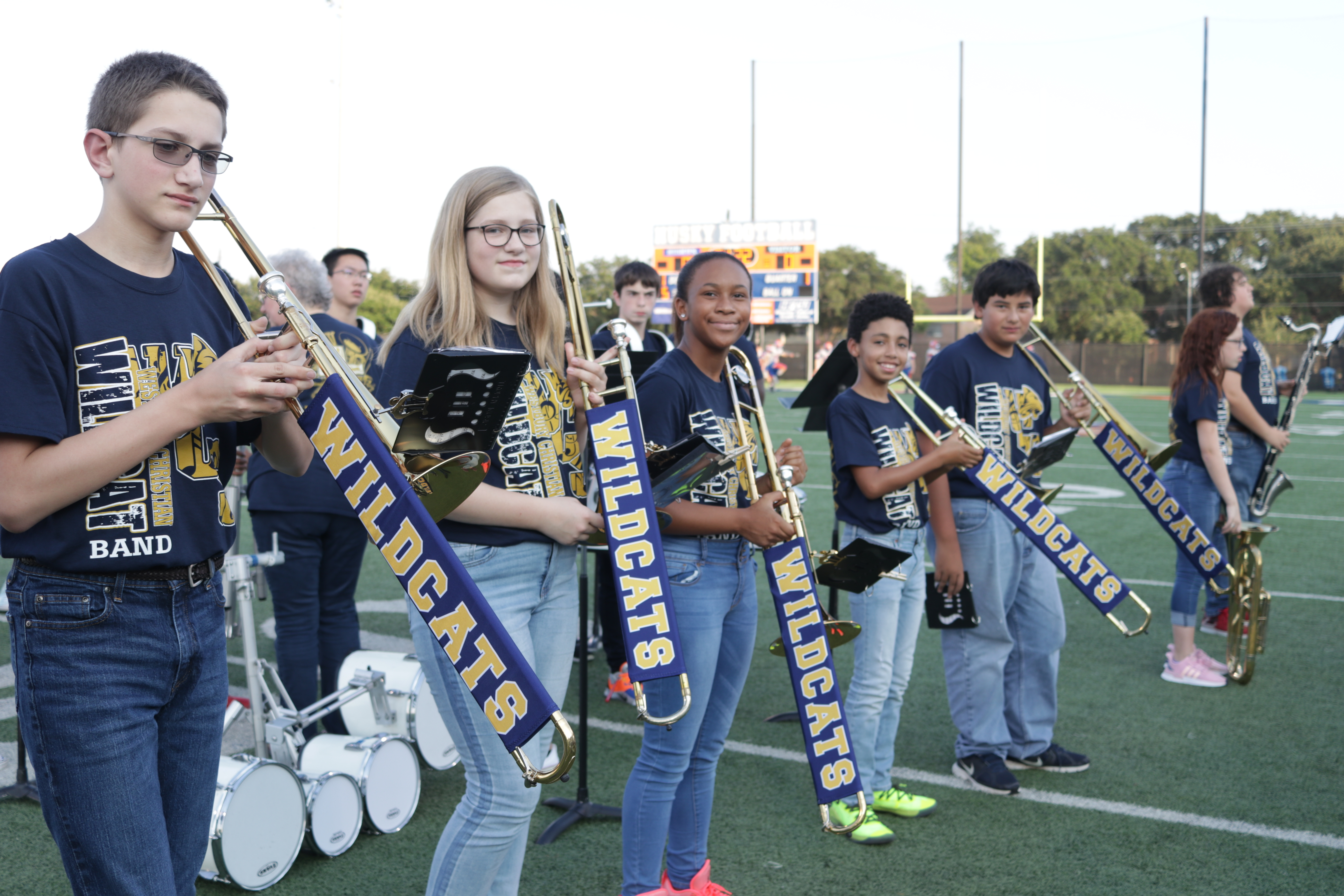 Westbury Christian Band Westbury Christian Pep Band performing at a home football game